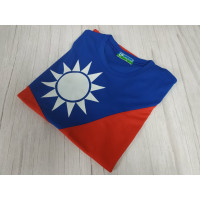 中華民國國旗衣短袖上衣吸濕排汗款